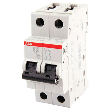 Автоматический выключатель ABB S202 2P 40А (С) 6kA - Электрика, НВА - Модульное оборудование - Автоматические выключатели - магазин электрооборудования amperomvolt.ru